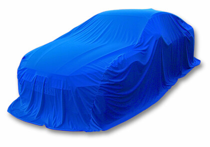 Pokrowiec wystawowy na samochód Sedan/Hatchback niebieski